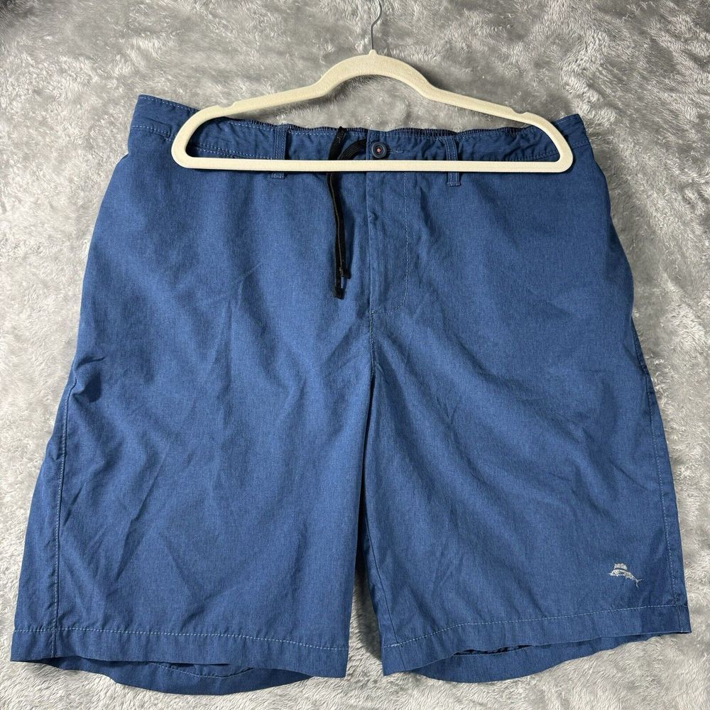 Tommy Bahama Swim Trunks‎ Shorts Mens XLT Blue Water Shorts Lined